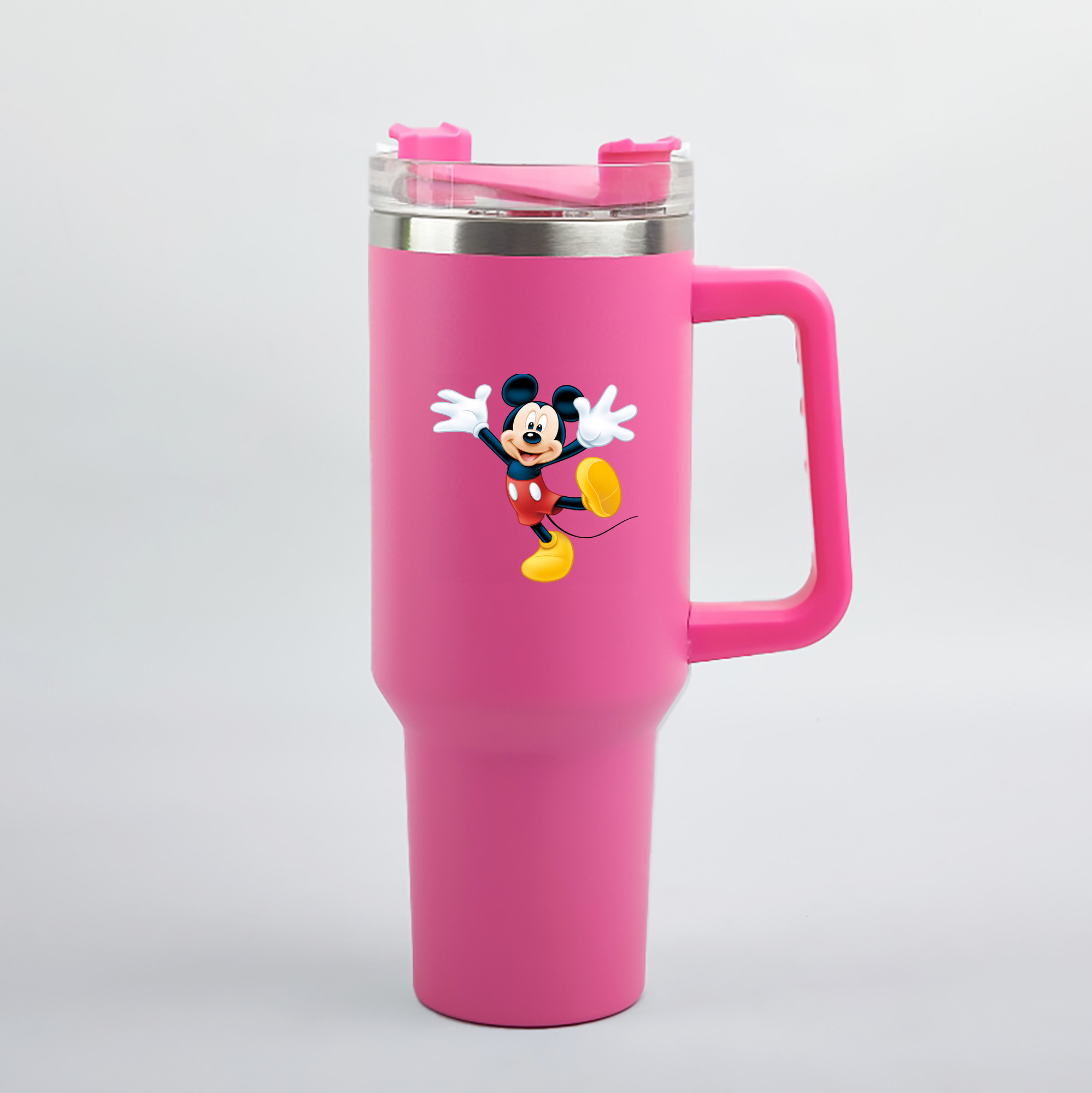 （画像用） ミッキーマウス Mickey Mouse 1200mL車用タンブラー（カラープリント）